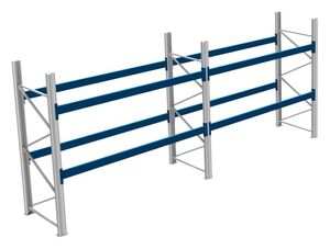 Palettenregal, L�nge 5800 mm, Breite 2700 mm, Tiefe 1100 mm