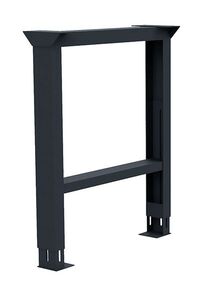 Fu�gestell h�henverstellbar B/T/H 80x575x720-1020 mm