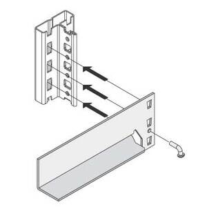 Aussteifungstraverse fr Fachboden, 750 mm, verzinkt
