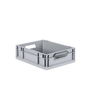 Eurobox ECO NextGen, Griffe offen, farbige ColorClips, B/T/H 400x300x120 mm