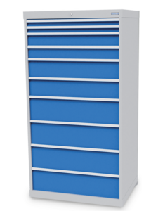 Wachter Schubladenschrank T736 10 Schubladen B/T/H 705x736x1519 mm