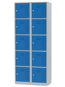 F�cherschrank mit 10 F�cher BTH 800x500x1900 mm