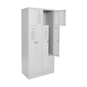 Z-Spind, 2 Abteile, 4 F�cher, BTH 800x500x1800 mm