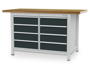 Werkbank | Kastenwerkbank 8 x Schublade B/T/H 1500x750x859 mm