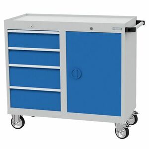 Bedrunka Hirth Mobiler Schubladenschrank T500 4 Schubladen 1060x500x1000 mm