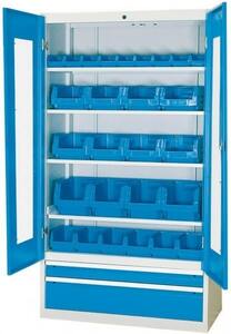 Vitrinenschrank T500-9 BTH 980x500x1838 mm