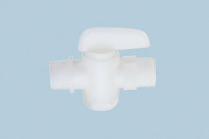 Durchgangshahn R 3/4, L = 94 mm, natur