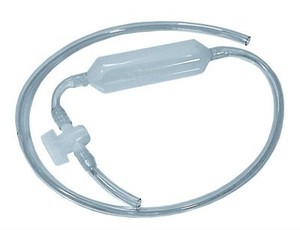 Ansaugpumpe mit Absperrhahn, L= 1450 mm