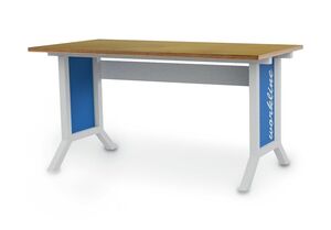 Workline Arbeitstisch, Klemmfeststellung B/T/H 1500x750x735-1100 mm