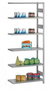 Edelstahlregal 6 Ebenen H/B/T 2500x1010x835 mm