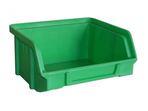 Sichtbox aus PS, Gr. 1, gr�n, 1 St�ck