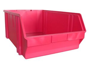 Sichtbox aus PS, Gr. 5, rot, 1 St�ck