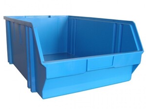 Sichtbox aus PS, Gr. 5, blau, 8 St�ck