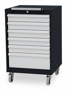 Simplaflex Mobiler Schubladenschrank 6 Schubladen 600x575x1070 mm