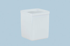 Dose mit Stlpdeckel 1000 ml, 103x103x127 mm, natur, 4 Stck.