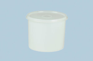 Dose mit Stlpdeckel 1000 ml, rund, HD-PE, natur 5 Stck.
