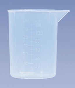 Messbecher 120 ml transparent 1 Skala