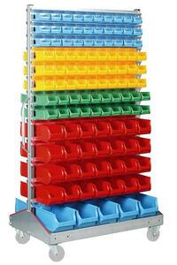 Fahrregal f�r Stapelsichtboxen, ProfiPlus Depot >RHD> 226