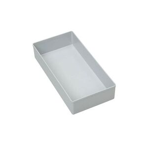 Einsatzbox EuroPlus Insert 45/5 grau, B/T/H 108x216x45 mm, 28 Stk.
