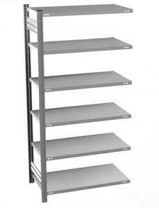 Lebensmittelregal 6 Ebenen H/B/T 2500x1010x635 mm