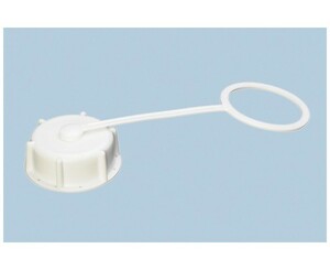 Deckel | Verschraubung f�r Ballon, wei�,  65 mm, 5 Stck.