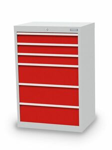 Wachter Schubladenschrank T500 6 Schubladen B/T/H 680x500x1019 mm