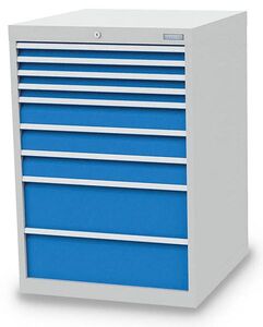 Bedrunka+Hirth Schubladenschrank T736 9 Schubladen B/T/H 705x736x1019 mm