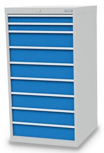 Bedrunka+Hirth Schubladenschrank T736 9 Schubladen B/T/H 705x736x1319 mm