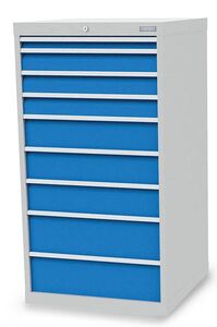 Bedrunka+Hirth Schubladenschrank T736 9 Schubladen B/T/H 705x736x1319 mm