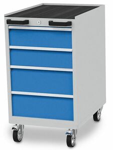 Bedrunka Hirth Mobiler Schubladenschrank T736 4 Schubladen 555x736x990 mm