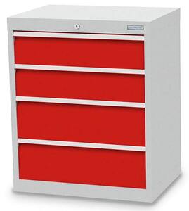 Bedrunka+Hirth Schubladenschrank T500 4 Schubladen B/T/H 680x500x819 mm
