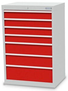 Bedrunka+Hirth Schubladenschrank T500 7 Schubladen B/T/H 680x500x1019 mm