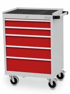Bedrunka Hirth Mobiler Schubladenschrank T500 5 Schubladen 680x500x1000 mm