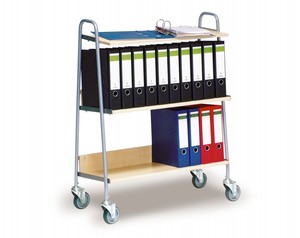 Ordnerwagen mit 2 Ordnerh�hen 850 x 1080 mm