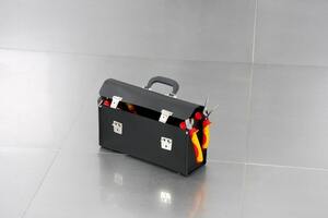 Werkzeugtasche aus Rindleder 340x110x170 mm