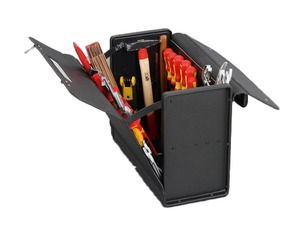 Werkzeugtasche aus Rindleder 400x180x310 mm