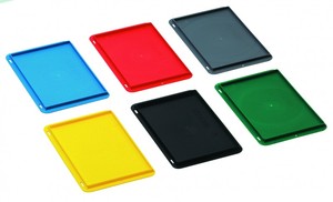 Auflagedeckel f�r Schwerlast-Transport-Stapelkasten VTK/D 600 A, 4 St�ck, Farbe nach Wahl