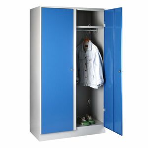 Garderobenschrank, 2 Abteile, Abteilbreite 500 mm