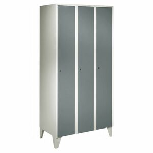 Garderobenschrank 3 Abteile, Abteilbreite 300 mm