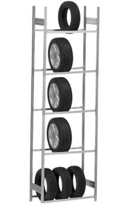 Reifenregal 5 Ebenen H/B/T 3000/1060/435 mm