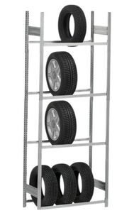 Reifenregal 4 Ebenen H/B/T 2500/1360/435 mm