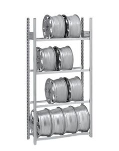Felgenregal 4 Ebenen H/B/T 2000/1560/335 mm