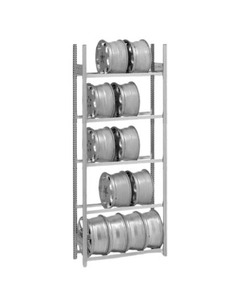 Felgenregal 5 Ebenen H/B/T 2500/1560/335 mm