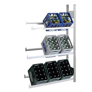 Getr�nkekistenregal 3 Ebenen H/B/T 1750x1060x335 mm