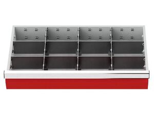 Schubladeneinsatz Metalleinteilung BLH 200 mm | Maxmobile 1