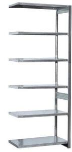 Lagerregal Anbauregal 6 Ebenen H/B/T 2500x760x335-635 mm