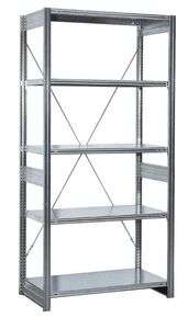 Lagerregal Grundregal 5 Ebenen H/B/T 2000x1360x335-635 mm