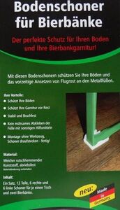 Bodenschoner fr Bierbank