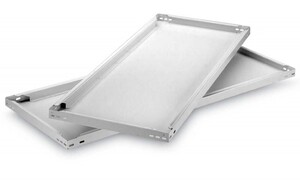 Fachboden f�r Steckregal B/T/H 1000x300-800x40 mm, lichtgrau