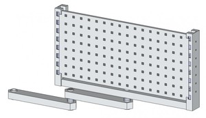 Schwenkrahmen mit Lochwand